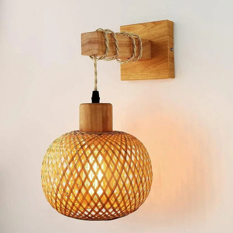 applique murale en bois e26