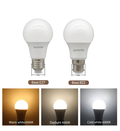 Ampoule E27 LED / 3W ou 8W / 10 pièces