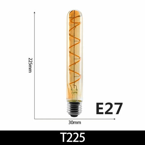 Ampoule E27 / T225 / 2200K / Lumière Chaude / 4W