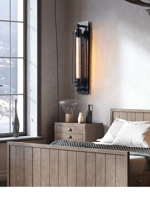 Applique Murale Noire Industrielle - HARVEY