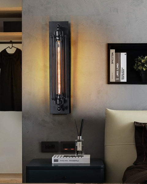 Applique Murale Noire Industrielle - HARVEY