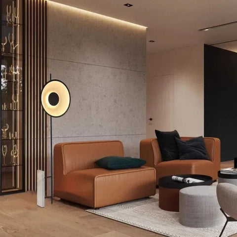 Lampadaire Design Noir - CLARISSE