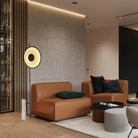 Lampadaire Design Noir - CLARISSE