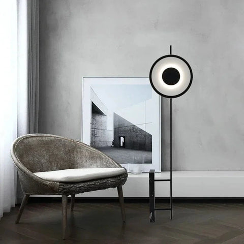 Lampadaire Design Noir - CLARISSE
