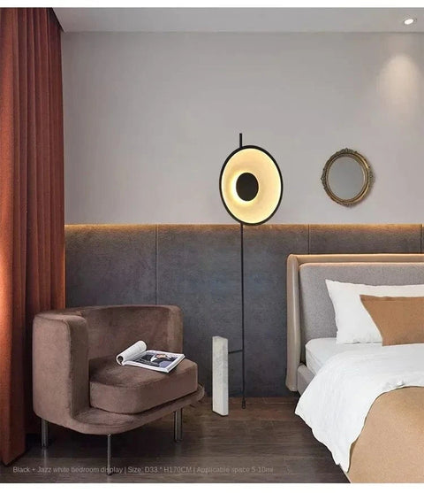 Lampadaire Design Noir - CLARISSE