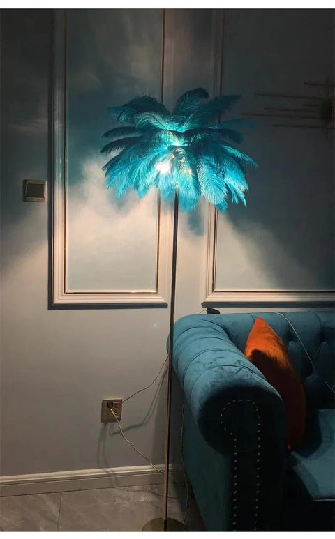 Lampadaire Plumes Autruche - EMU