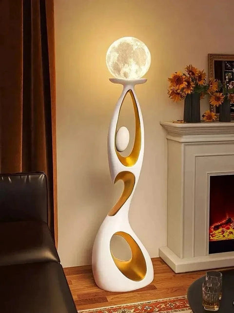 Lampe LED de Luxe Créative en Résine, Luminaire Décoratif d'Nik, Idéal pour un Salon, un Meuble TV ou un Plancher, Nouveau Modèle