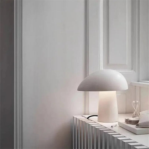lampe champignon blanche