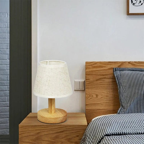 lampe de chevet en bois