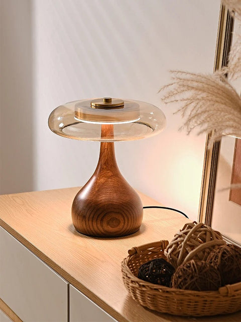 lampe de chevet bois
