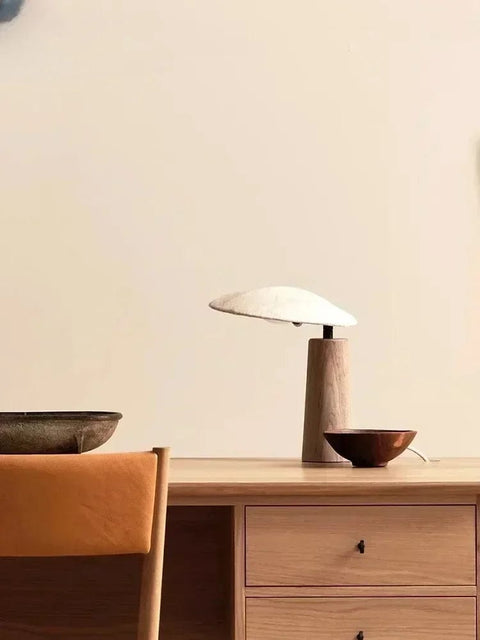 lampe de chevet en bois