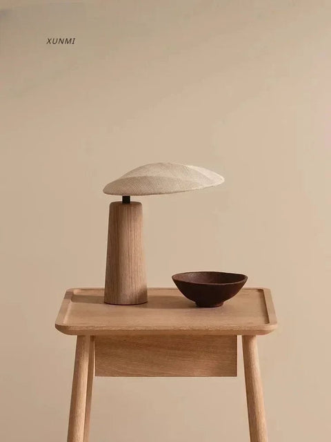 lampe de chevet en bois