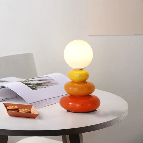lampe de salon en pierre