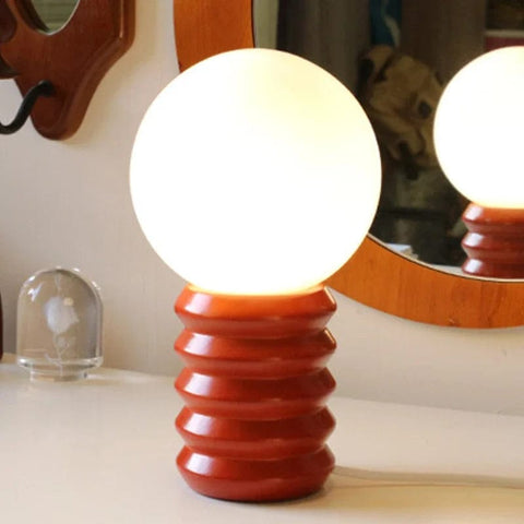 lampe industrielle orange