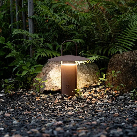 lampe marron