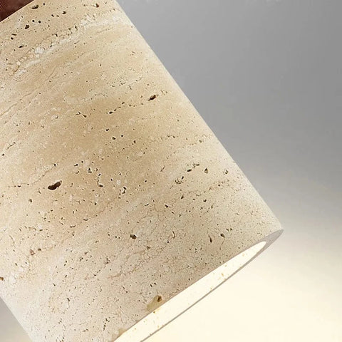 lustre en pierre wabi sabi