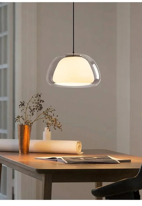 lustre minimaliste blanc classe