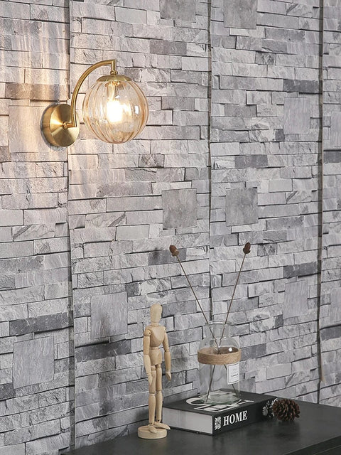 Modern Led Wall Lamp color Glass wall Light Nordic Minimalist Living Bedroom Bedside Sconce Dining Kitchen Indoor Light Fixture