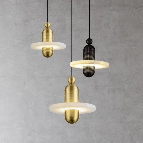 plafonnier art deco en marbre