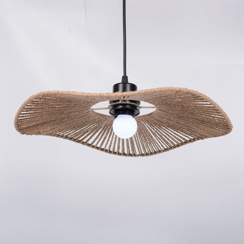plafonnier en paille classe