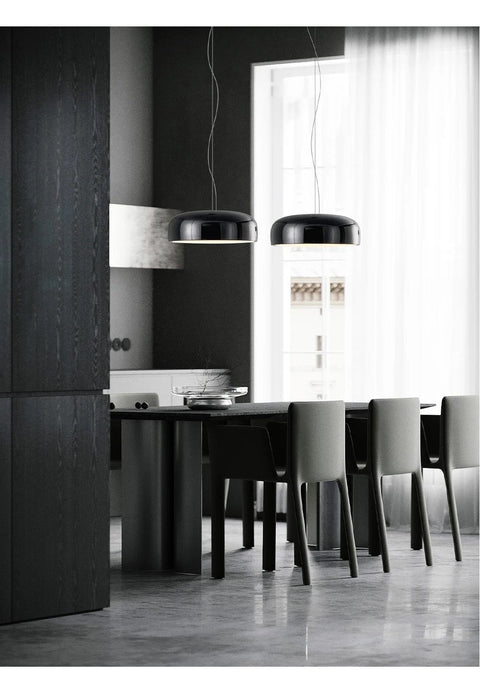 plafonnier nordique noir cuisine