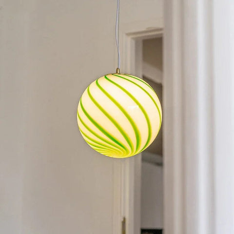 plafonnier design vert