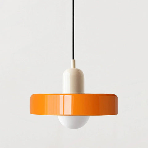 Plafonnier vintage orange