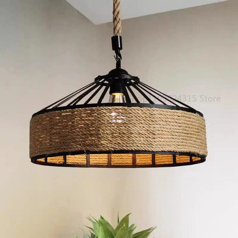 plafonnier bambou