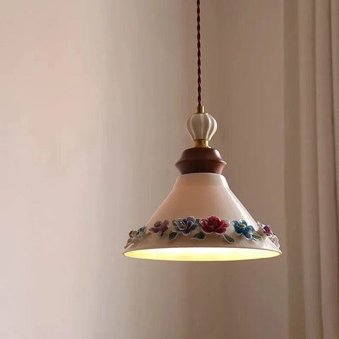 Suspension fleur luminaire - ROSIE
