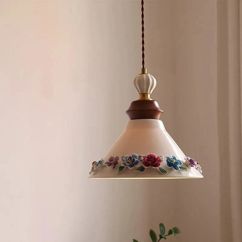 Suspension fleur luminaire - ROSIE