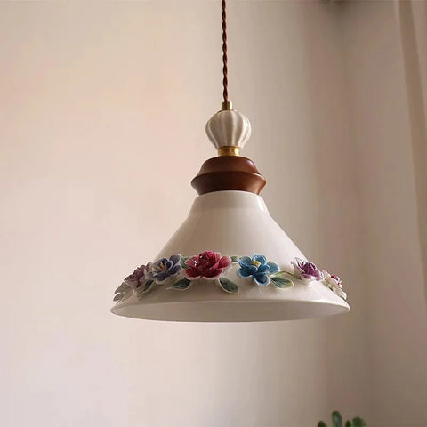 Suspension fleur luminaire - ROSIE