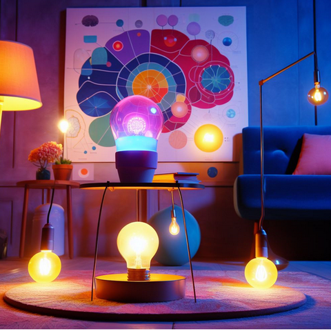 Les Lampes et la Psychologie des Couleurs : Comment la lumière affecte notre humeur