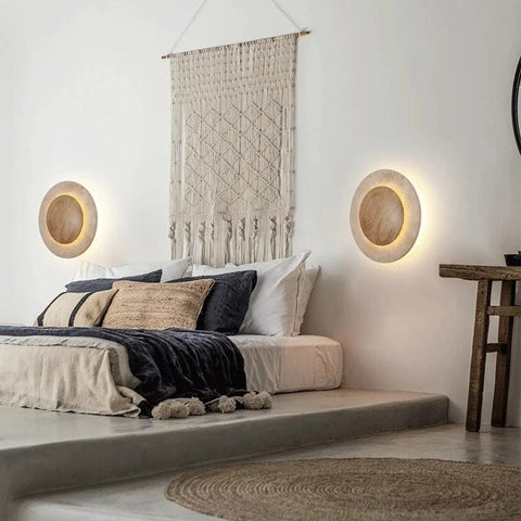 Applique murale naturelle LED