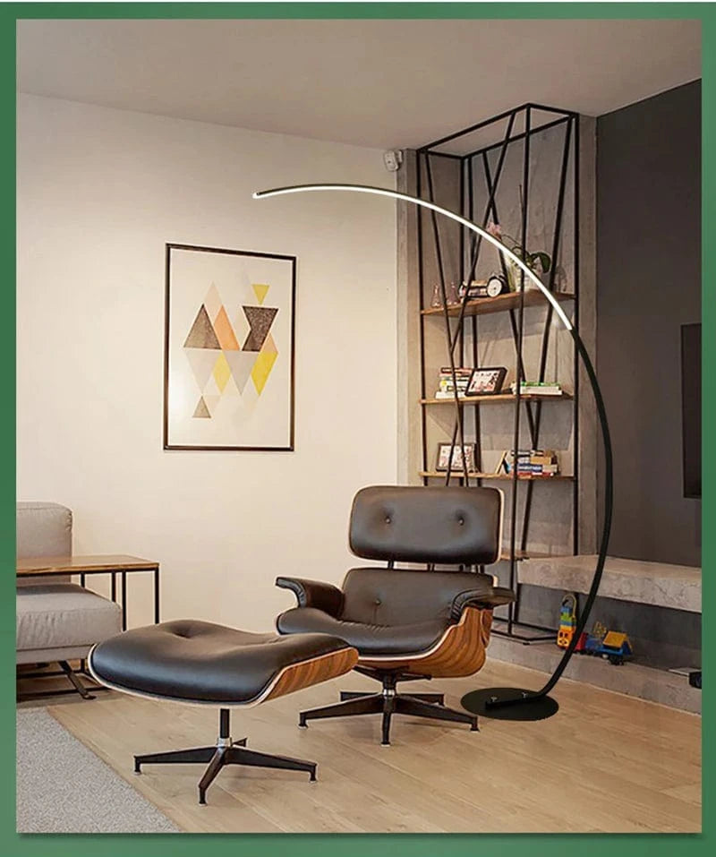 Lampadaire LED salon cosy