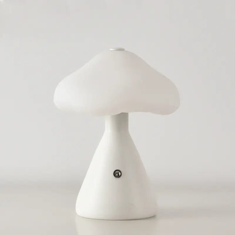 lampe champignon blanche