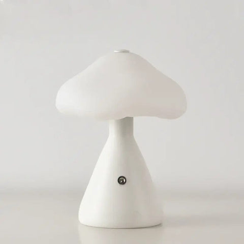lampe champignon blanche