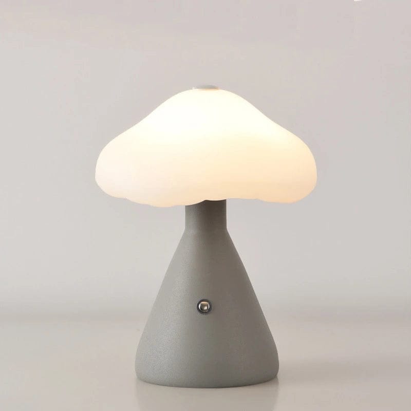 lampe champignon gris foncé