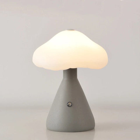 lampe champignon gris foncé