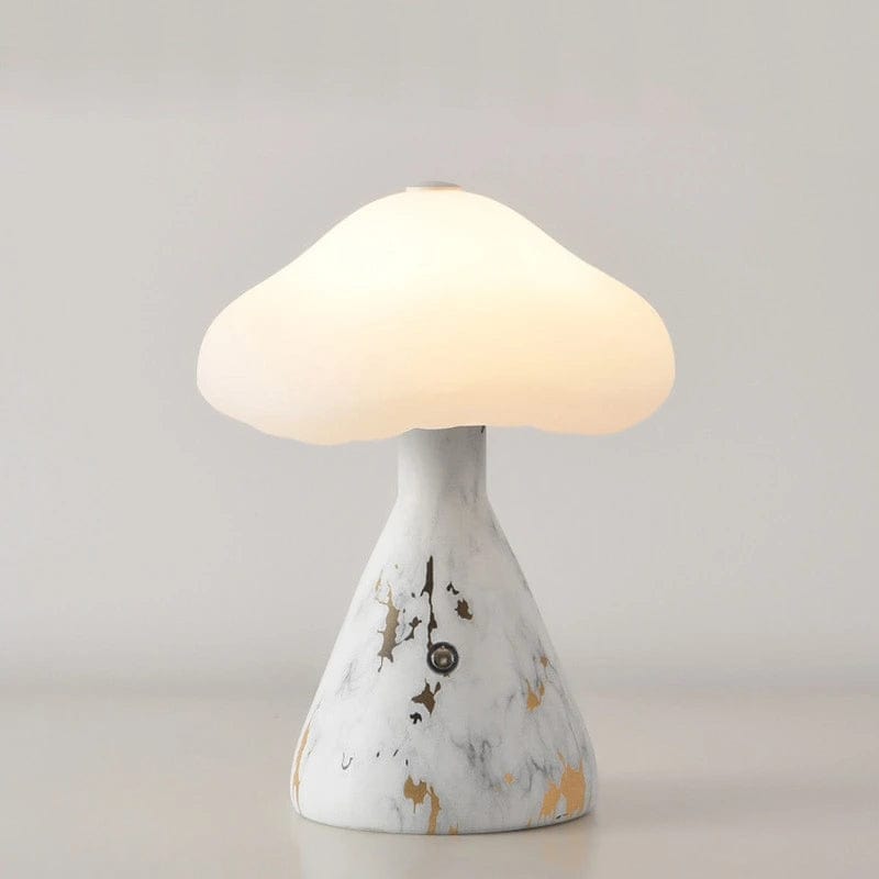 lampe champignon grise 