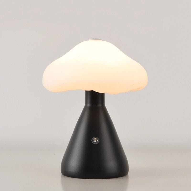 lampe champignon noire
