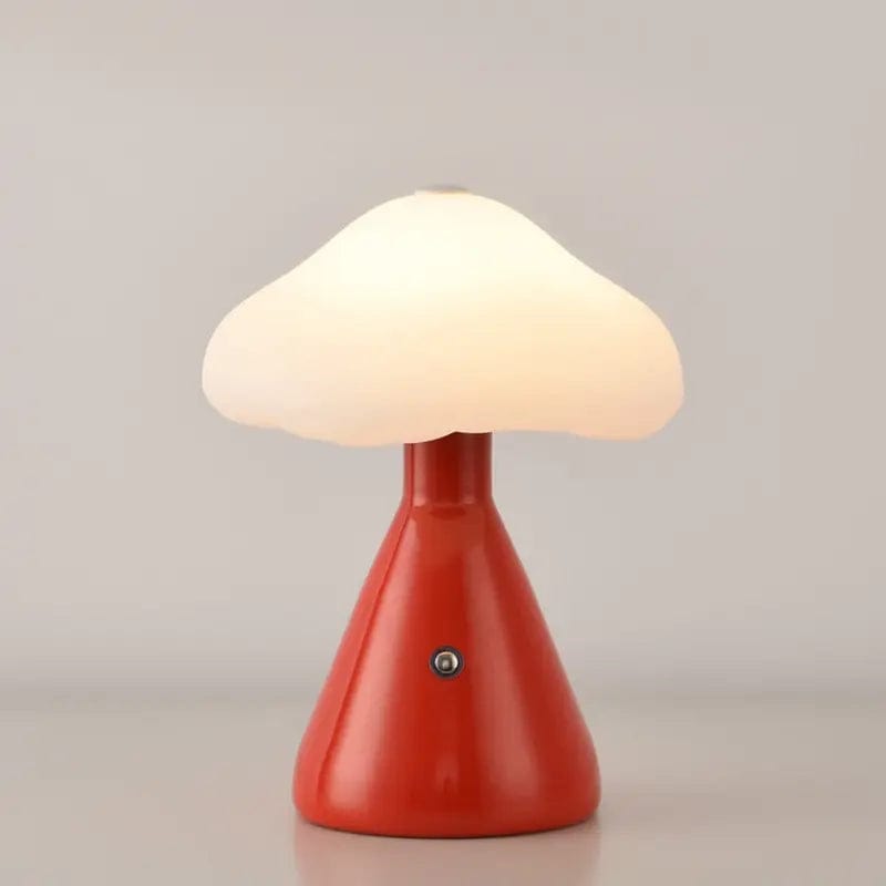 lampe champignon rouge