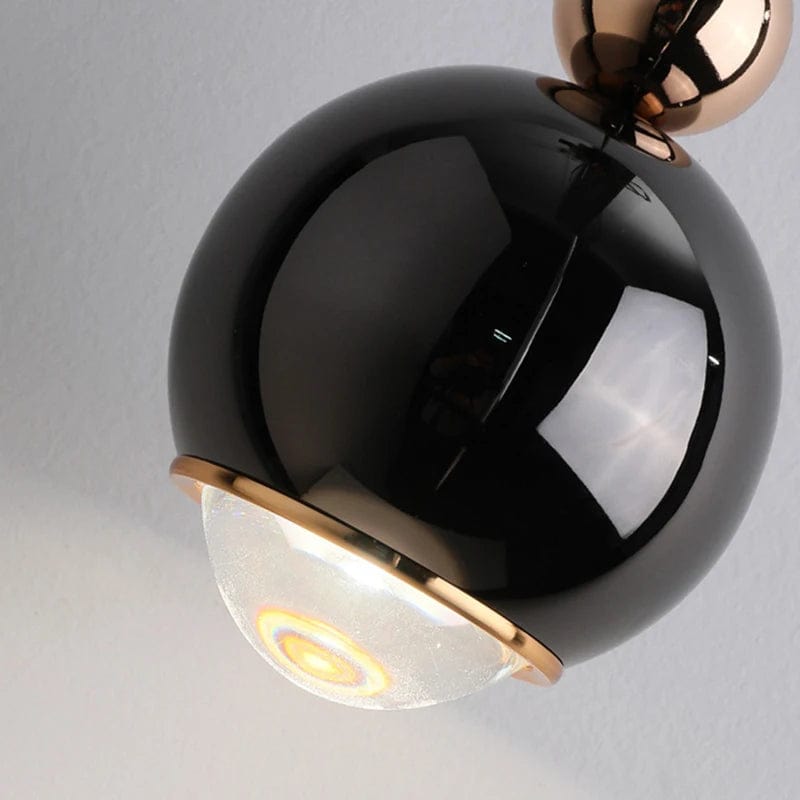 Plafonnier salon noir