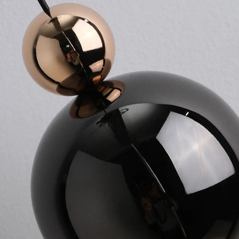 Plafonnier salon noir 