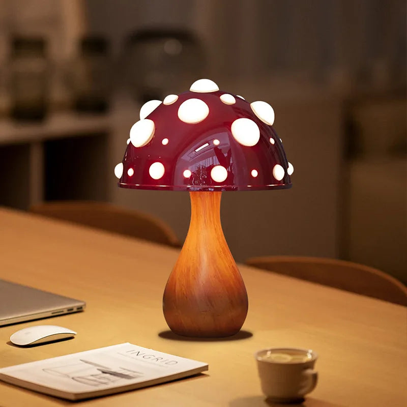 lampe de chevet champignon