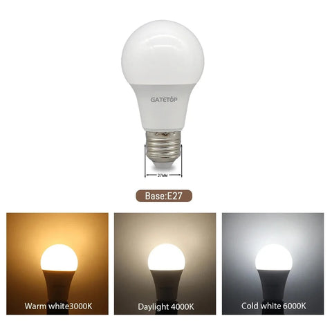 Ampoule E27 LED / 3W ou 8W / 10 pièces