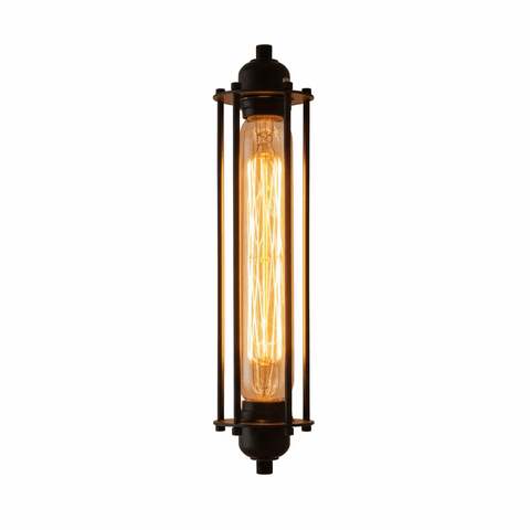 Ampoule E27 T30 Edison / Filament Vintage / 2700K / Verre Ambré Blanc Chaud