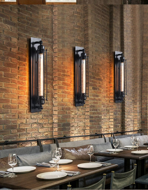 Applique Murale Noire Industrielle - HARVEY