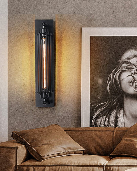 Applique Murale Noire Industrielle - HARVEY