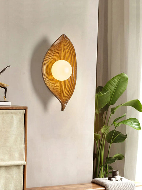 applique murale LED marron