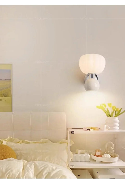 applique murale blanche chambre moderne